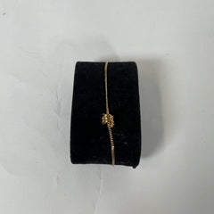 Saint Laurent Gold YSL Curve Link Bracelet