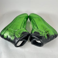 Maison Margiela Green Glitter Gradient High-Top Futures Size 46