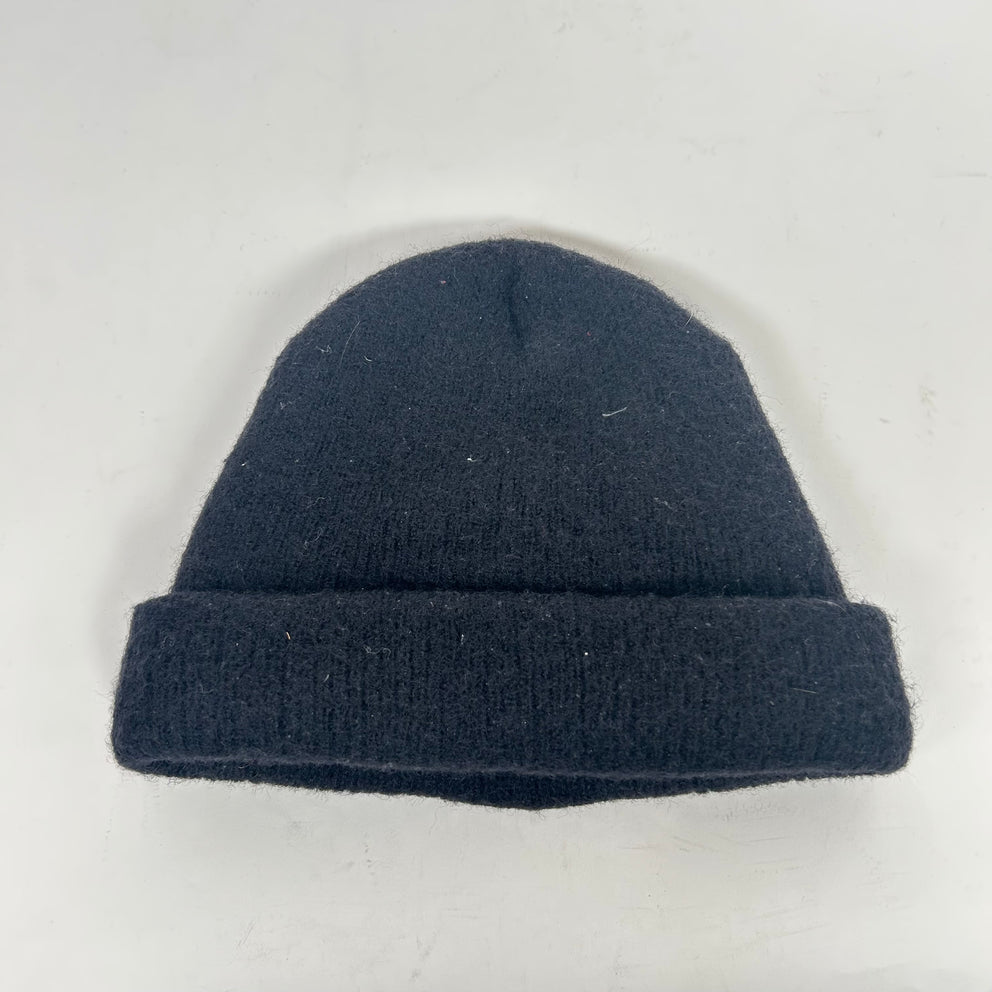 Chrome Hearts Black Scroll Logo Beanie