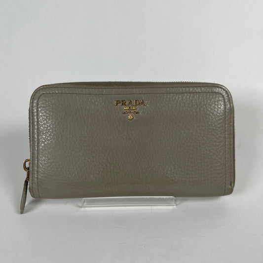 Prada Beige Saffiano Leather Wallet