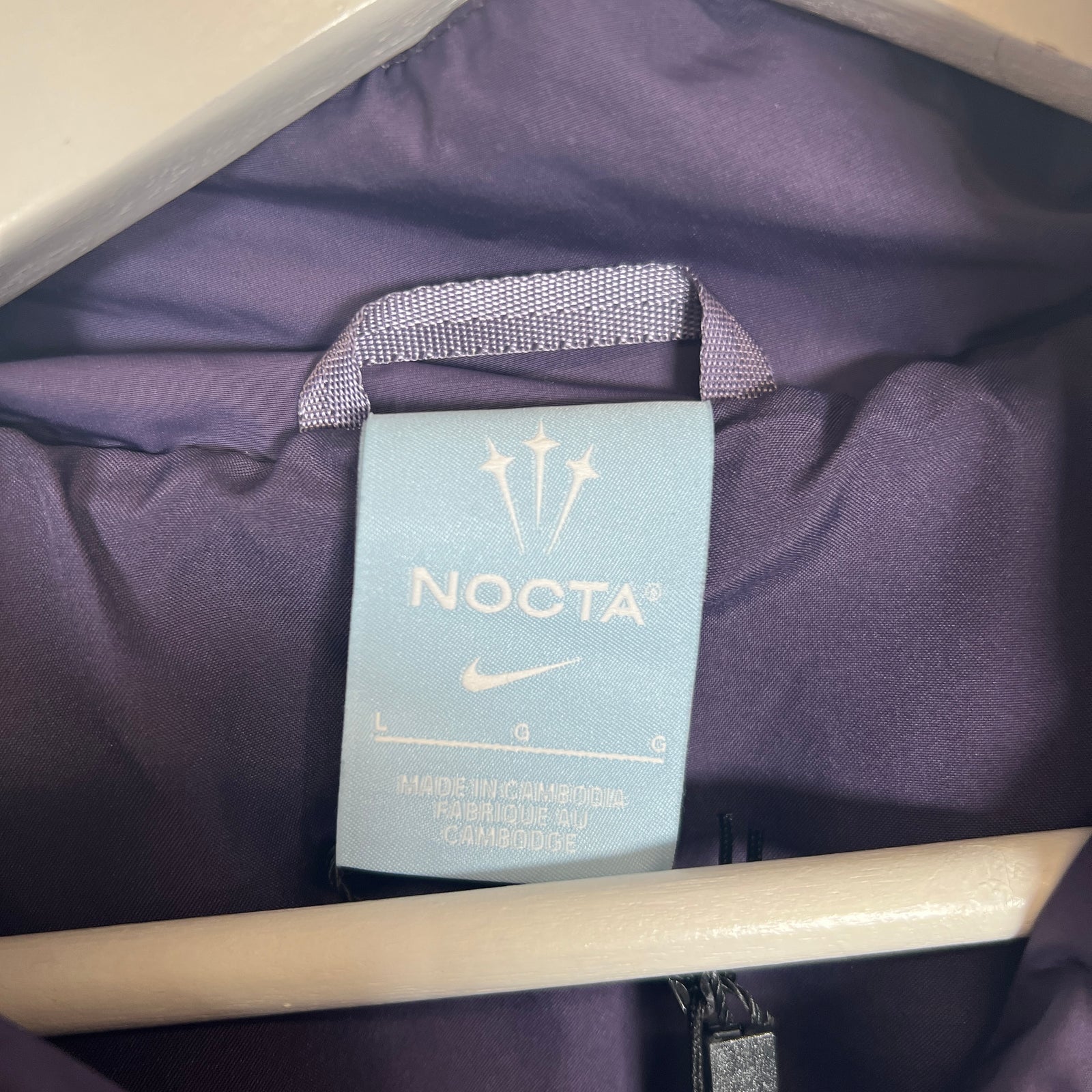 Nocta x Nike Purple Track Jacket Size S