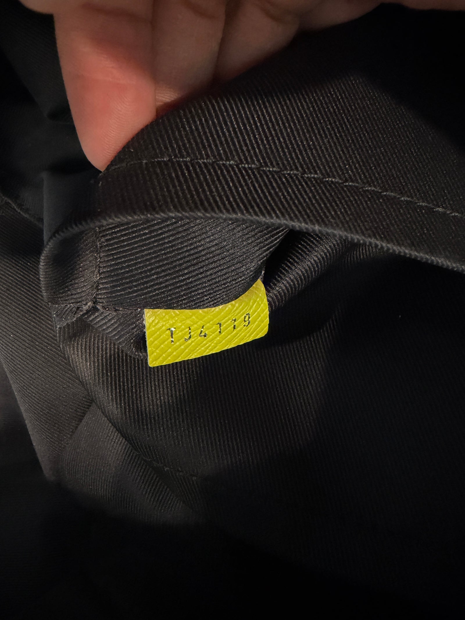Louis Vuitton Yellow Taigarama Monogram Discovery Backpack