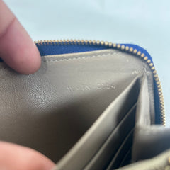 Celine Blue Leather Continental Wallet