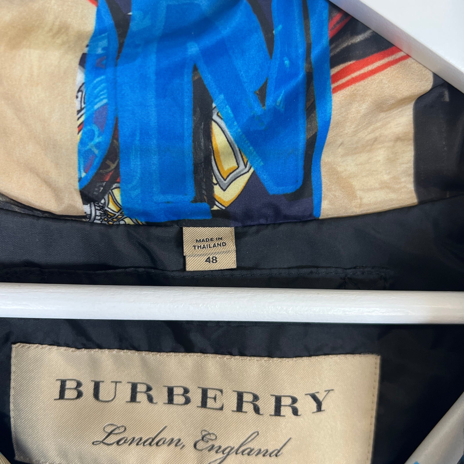 Burberry Windbreaker All Over Logo Jacket