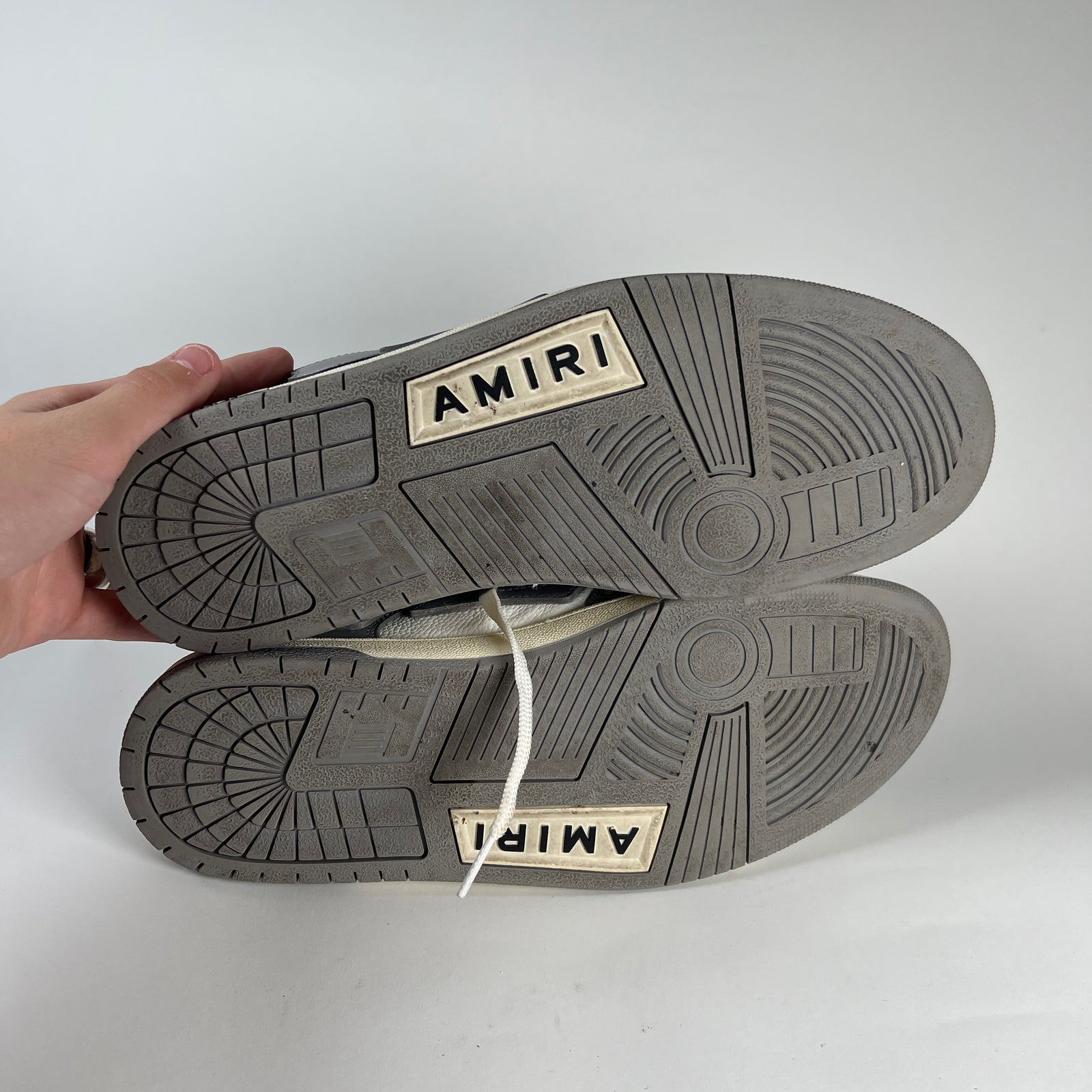 Amiri Low Grey Bone Sneaker Size 12