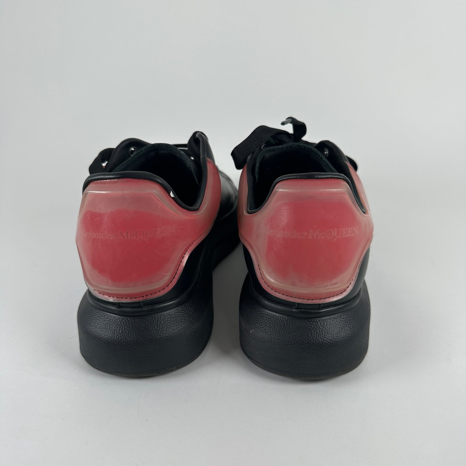Alexander Mcqueen Black/Pink Low-Top Sneaker Size 10