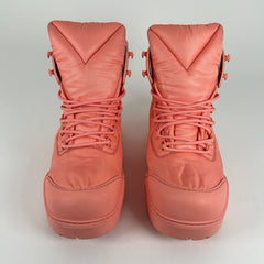 Bottega Veneta Pink Nylon Hiking Boots Size 39