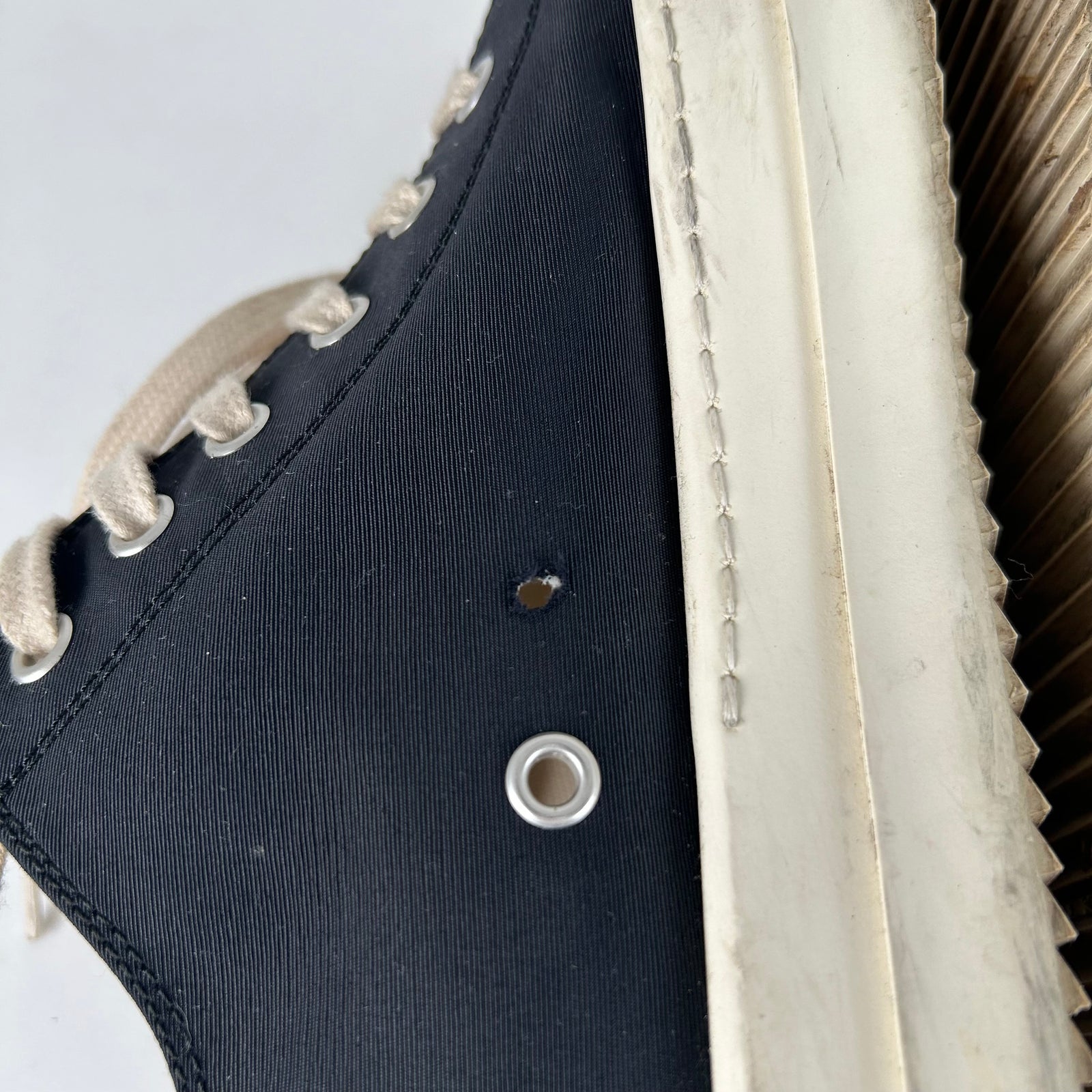 Rick Owens Black Ramones Size 8