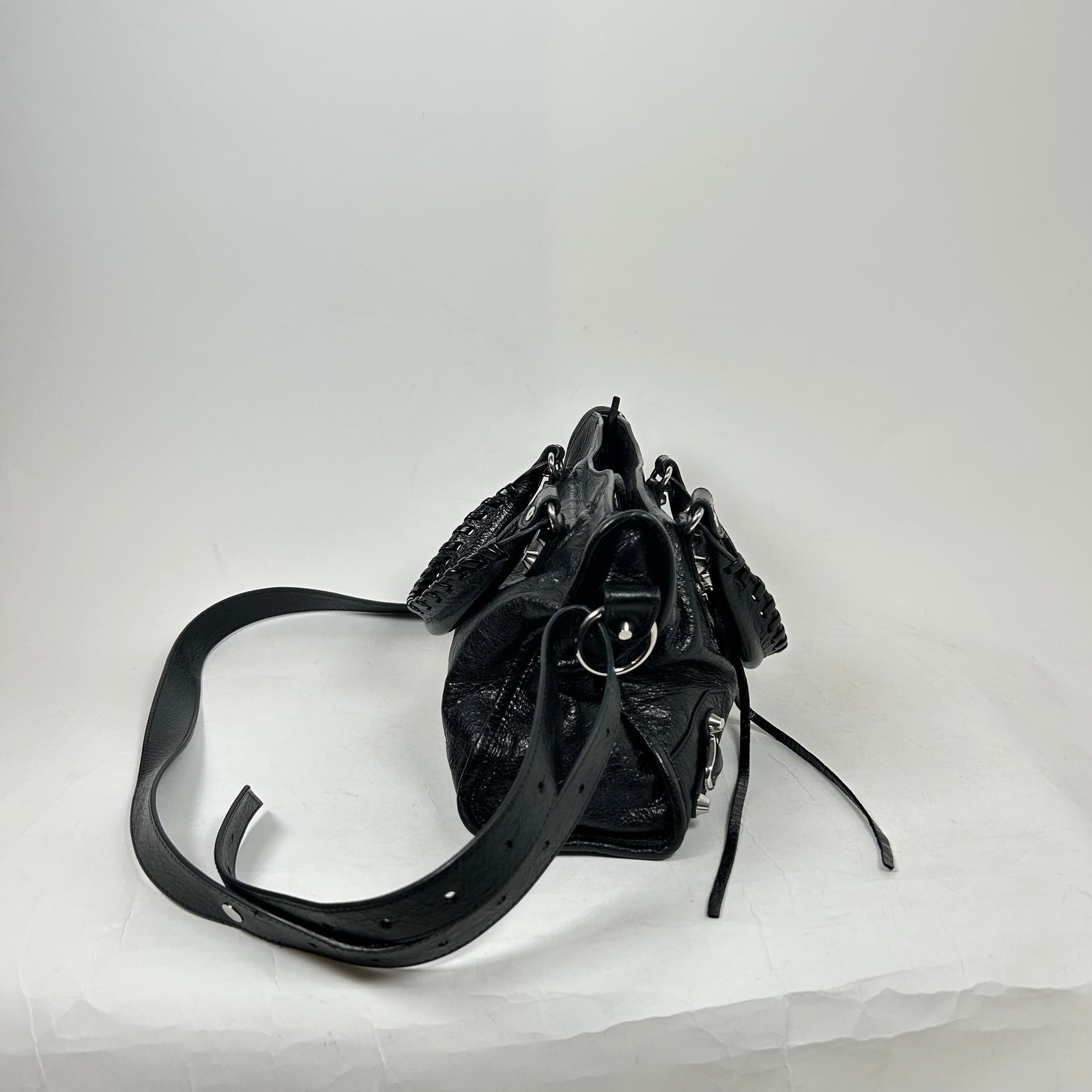 Balenciaga Black Le City Leather Bag
