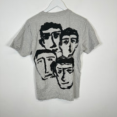 Off-White Grey Faces Tee Size S
