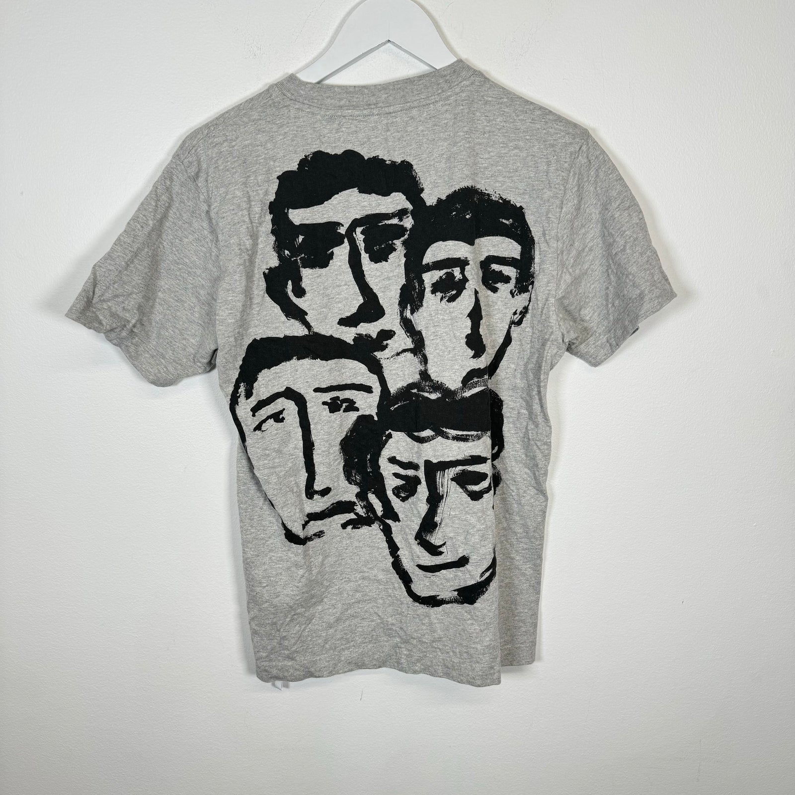 Off-White Grey Faces Tee Size S