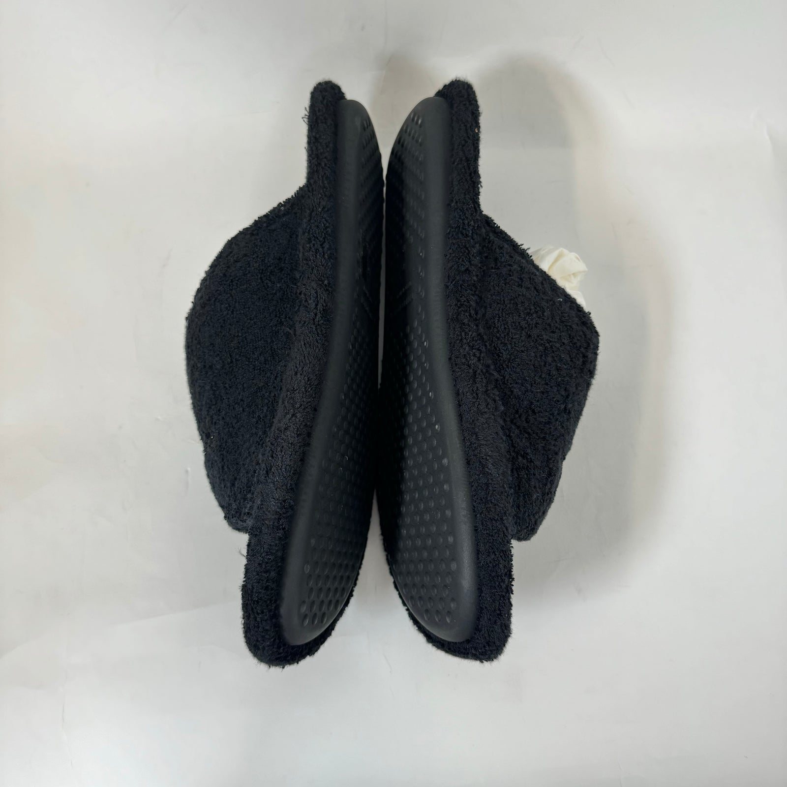 Balenciaga Black Hotel & Resorts Cloth Sandals Size 45