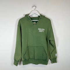 Gallery Dept Vintage Green Logo Hoodie Size S
