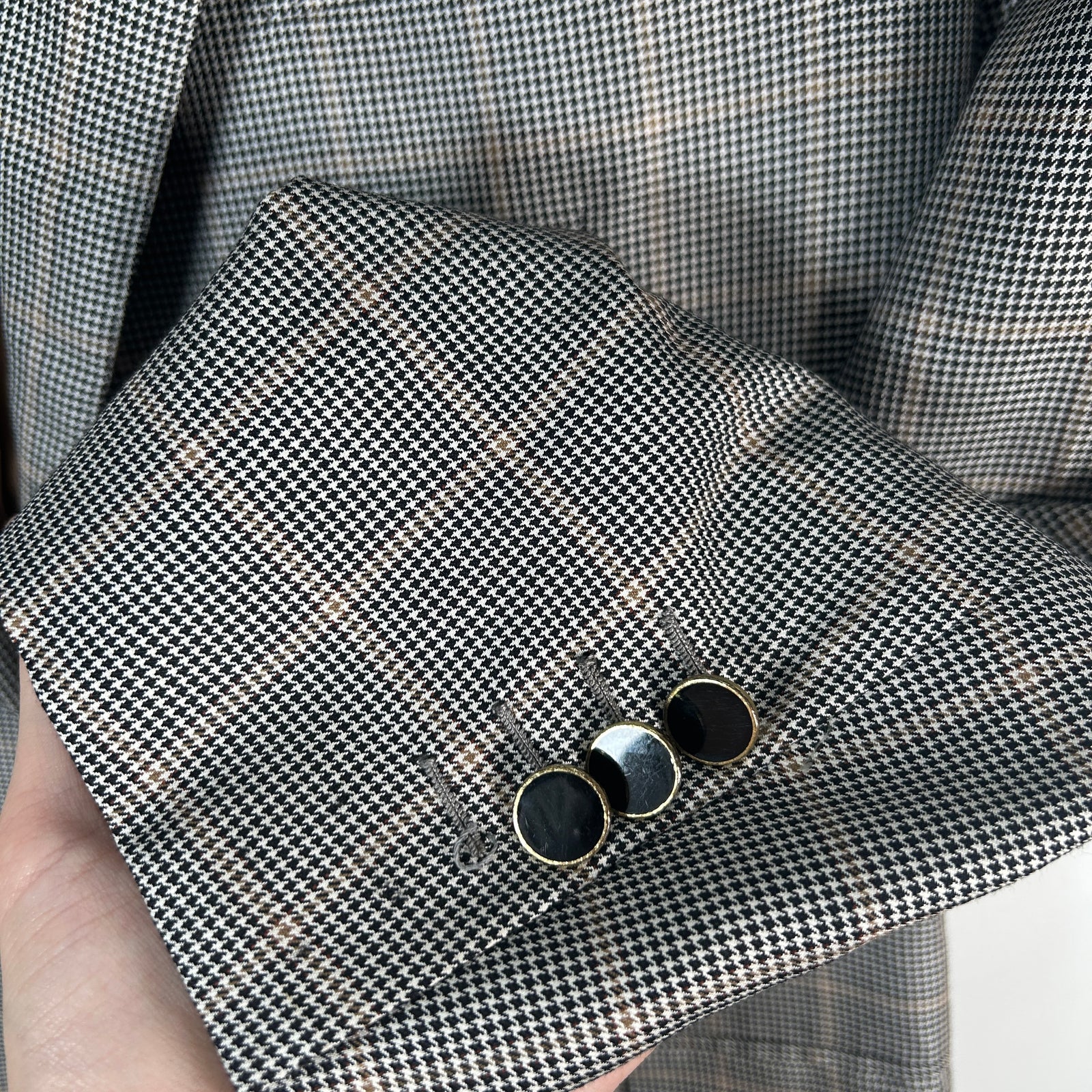 Brioni Houndstooth Blazer Size L