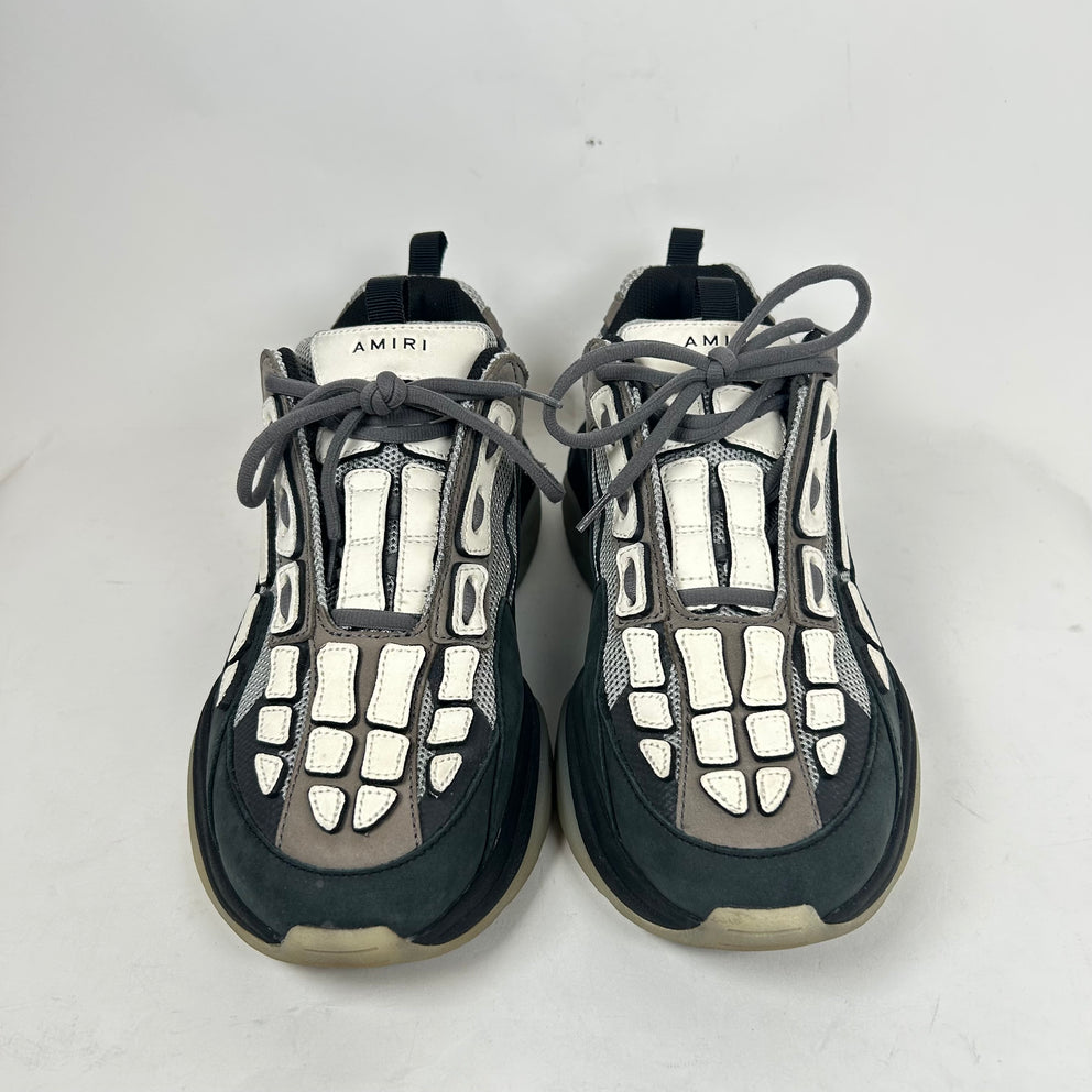 Amiri Black/Grey Bone Runner Size 43