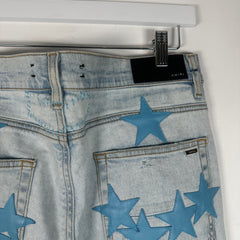Amiri x Chemist Blue Star Patch Jeans Size 33