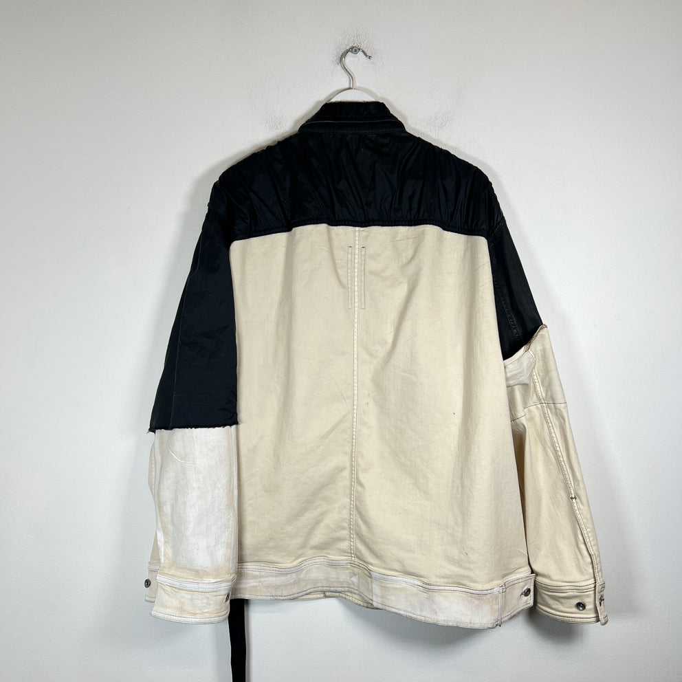 Rick Owens Drkshdw Waxed Jumbo Worker Jacket Size M