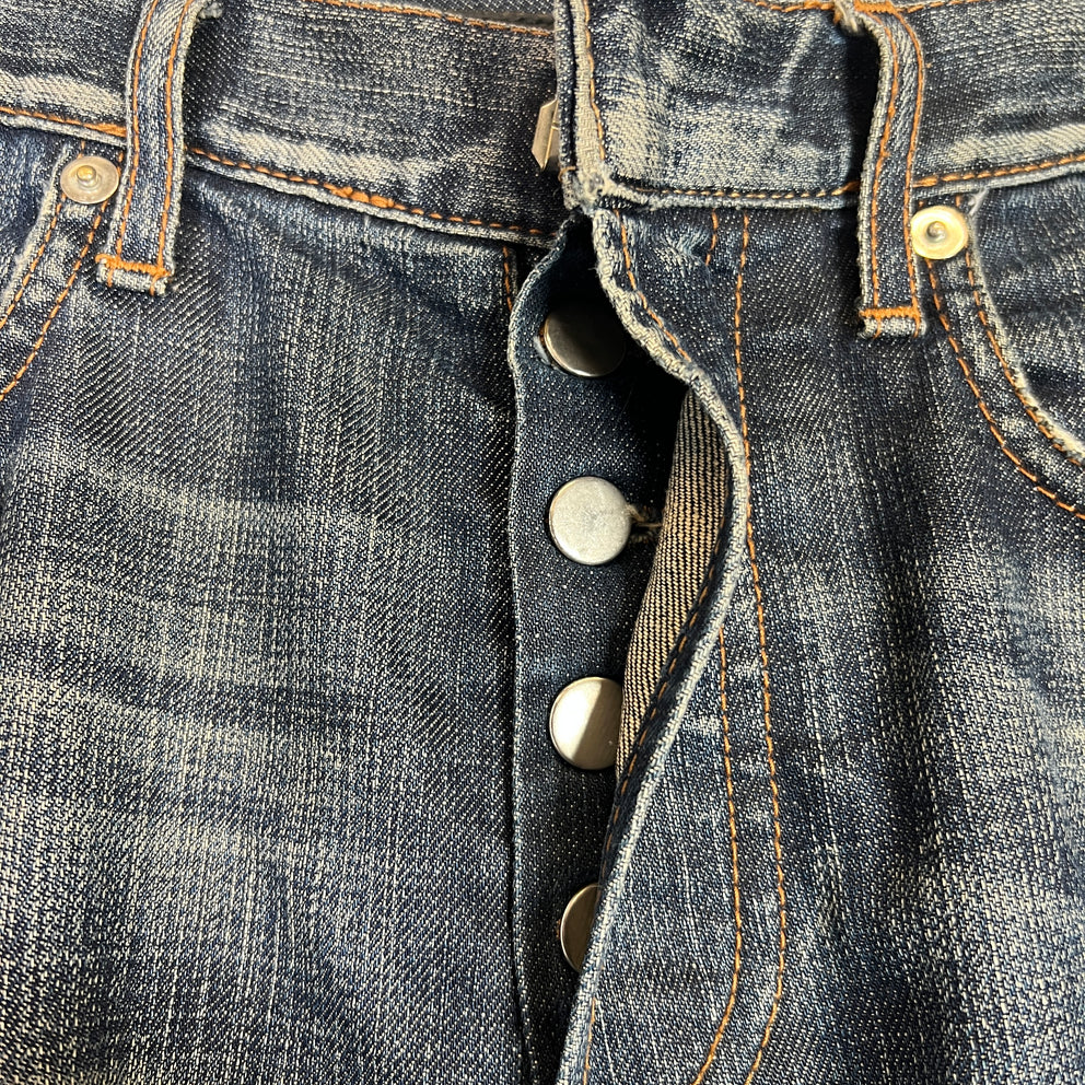 Dior Homme Dark Blue Wash Jake Denim Jeans Size 27