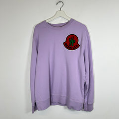 Moncler Lavender Patch Logo Crewneck Size L