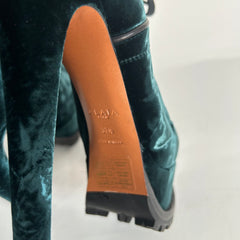 Alaïa Velvet Pump Boots Size 37.5
