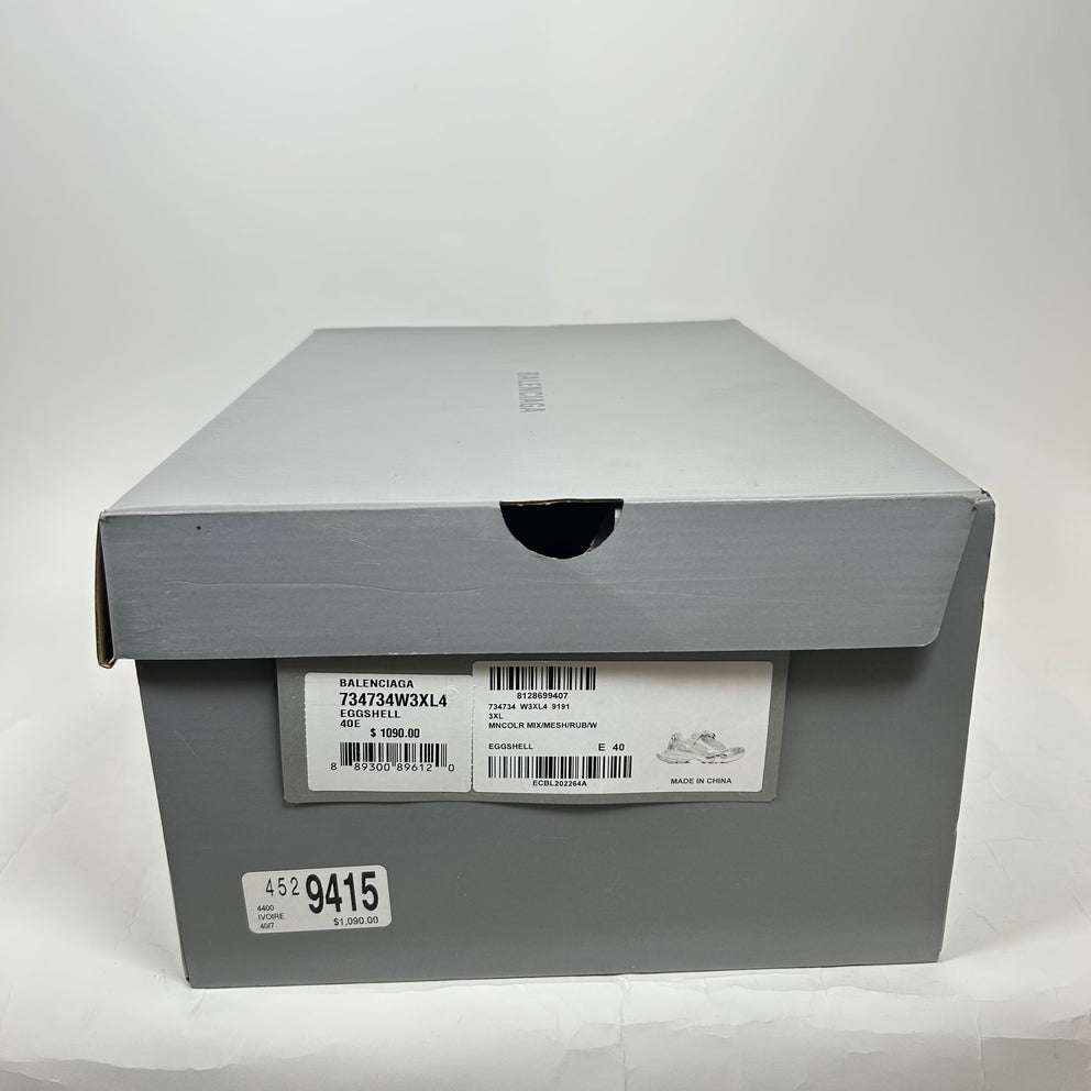 Balenciaga Grey Egg Shell 3XL Sneaker Size 40