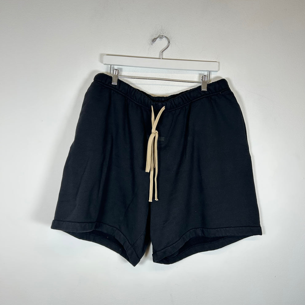 Essentials Black Sweat Shorts Size XL