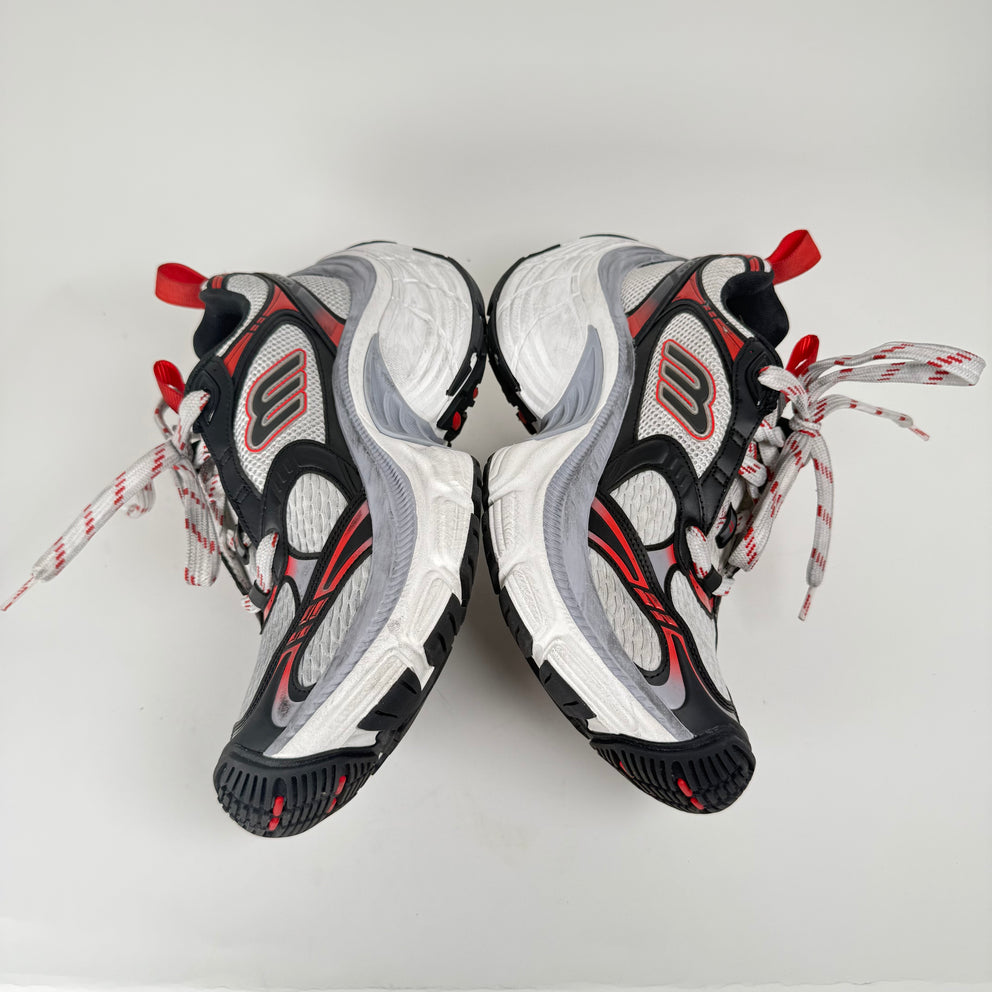 Balenciaga Grey/Red 10XL Sneakers Size 40