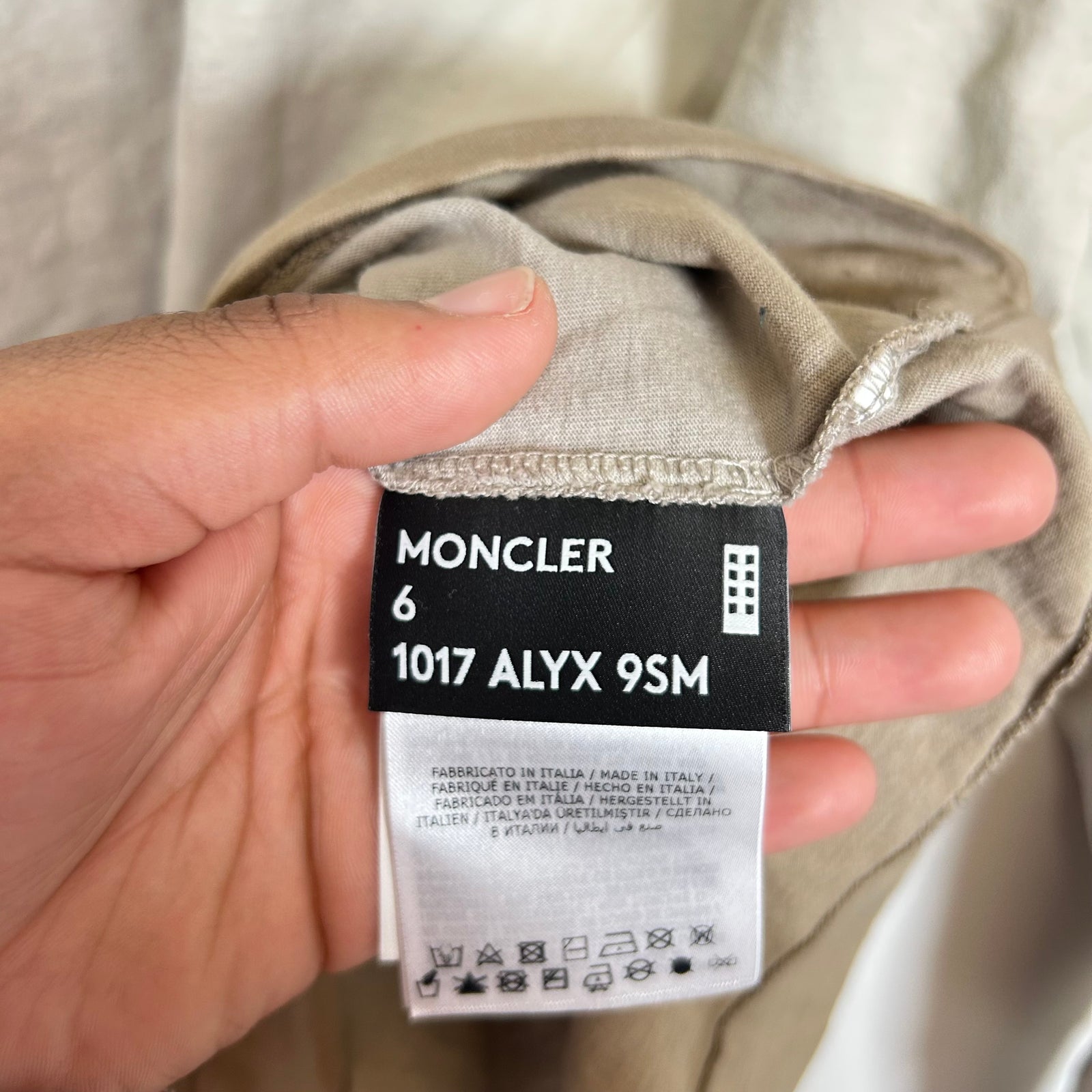 Moncler Genius x 1017 Alyx Garment Dyed Longsleeve Size M
