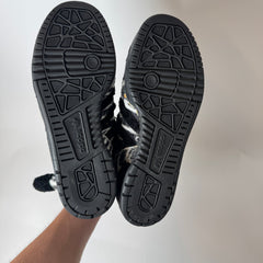 Jeremy Scott x Adidas Zebra Fur High Top Sneaker Size 6.5