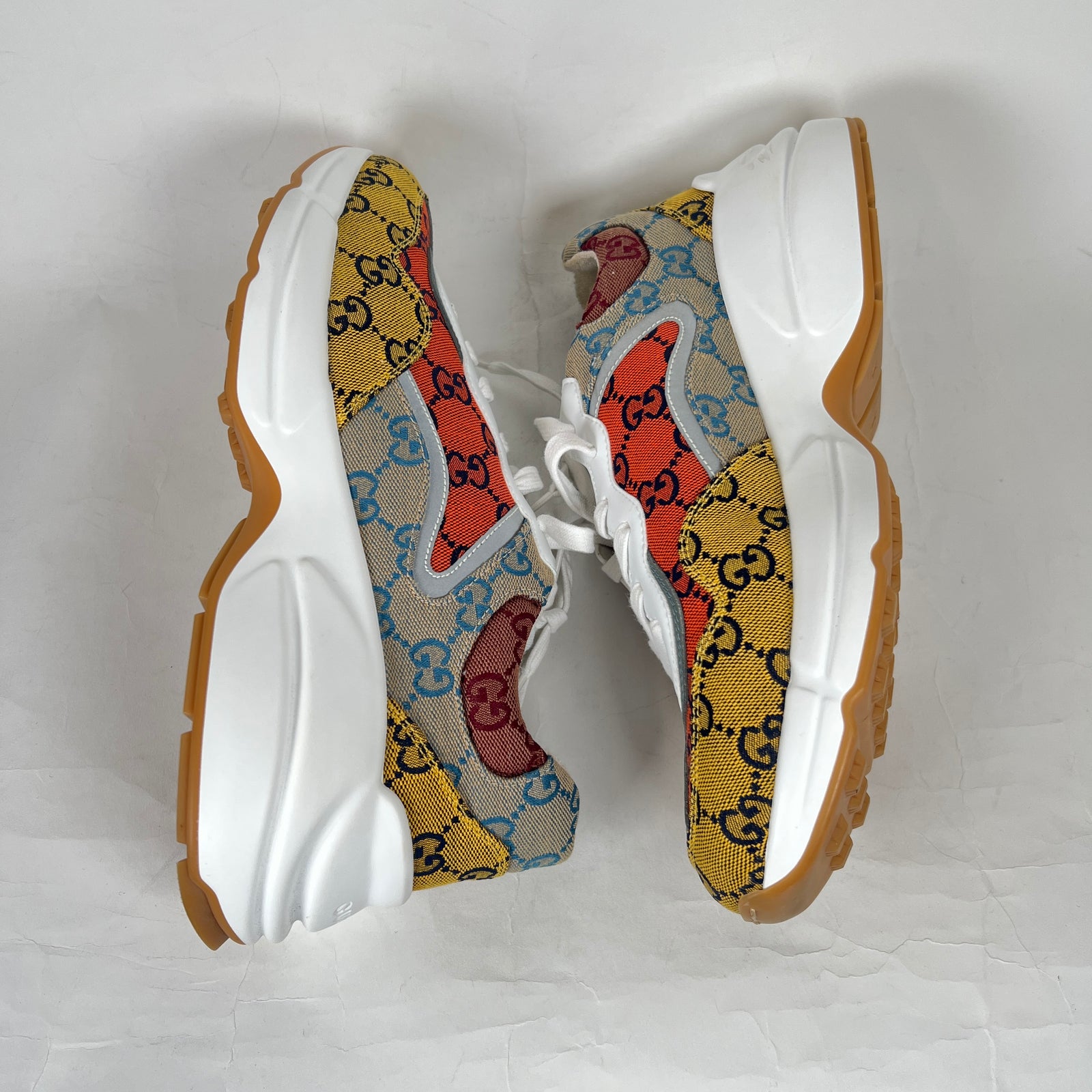 Gucci Multi Color Rhyton Sneaker Size GG 8.5