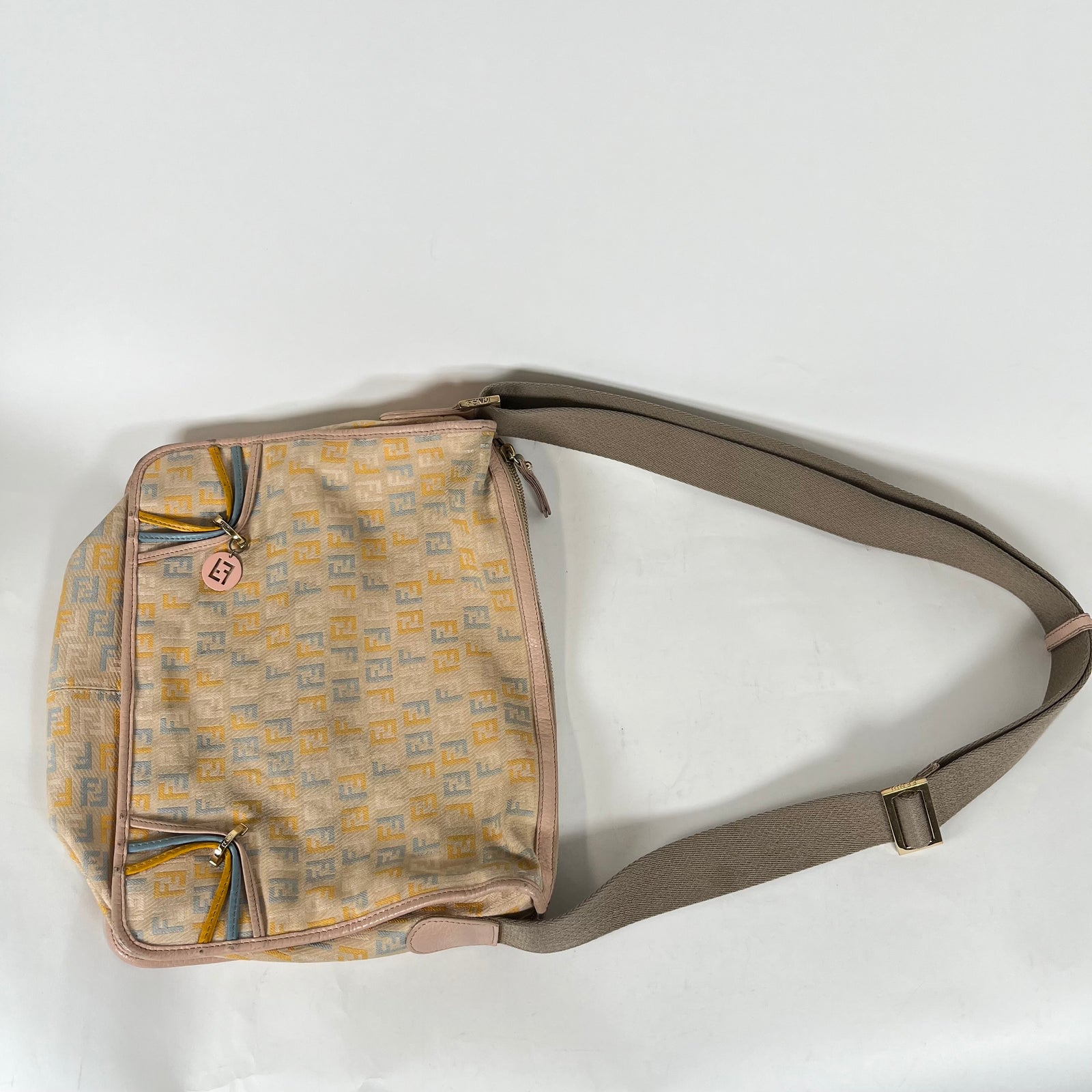 Fendi FF Monogram Pastelle Crossbody Bag
