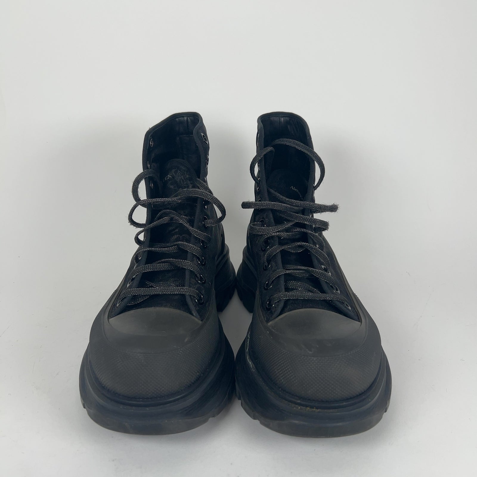 Alexander McQueen Floral Tread Slick Boots