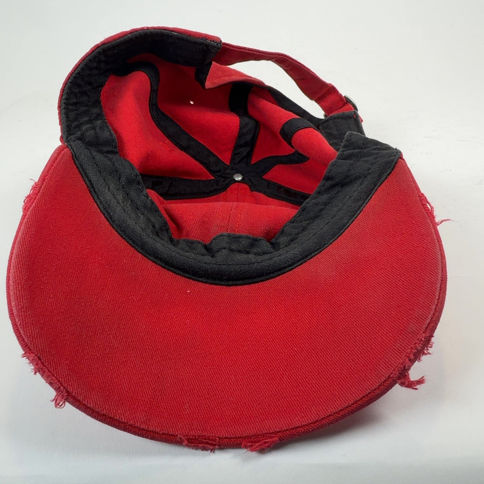 Alice Hollywood Iron Cross Embroidered Red Hat