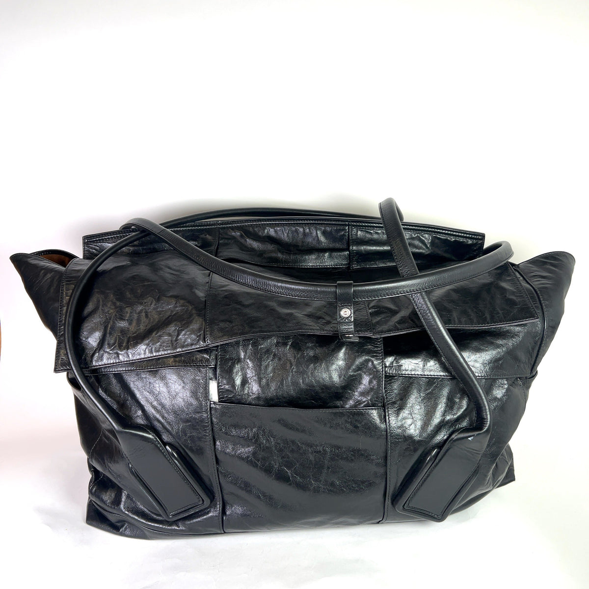 Bottega Veneta Leather Weekender Bag