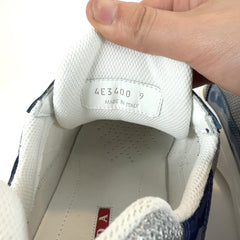 Prada Aviation Blue/Ink Patent Leather America Cups