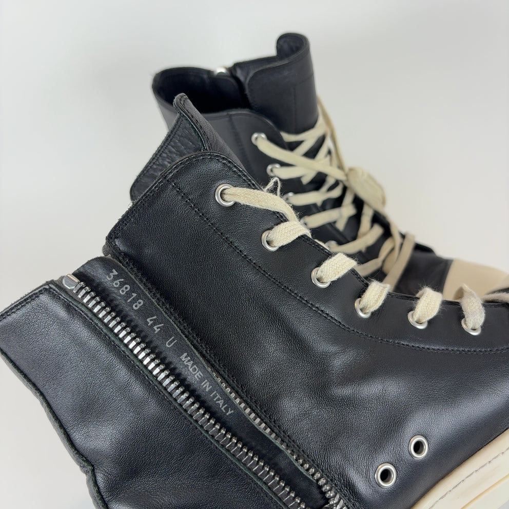 Rick Owens Mainline Leather High-Top Ramones