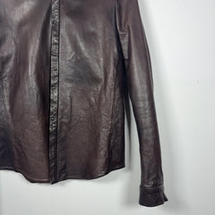 Carpe Diem Work Of 2003 Leather Shirt Leather Jacket