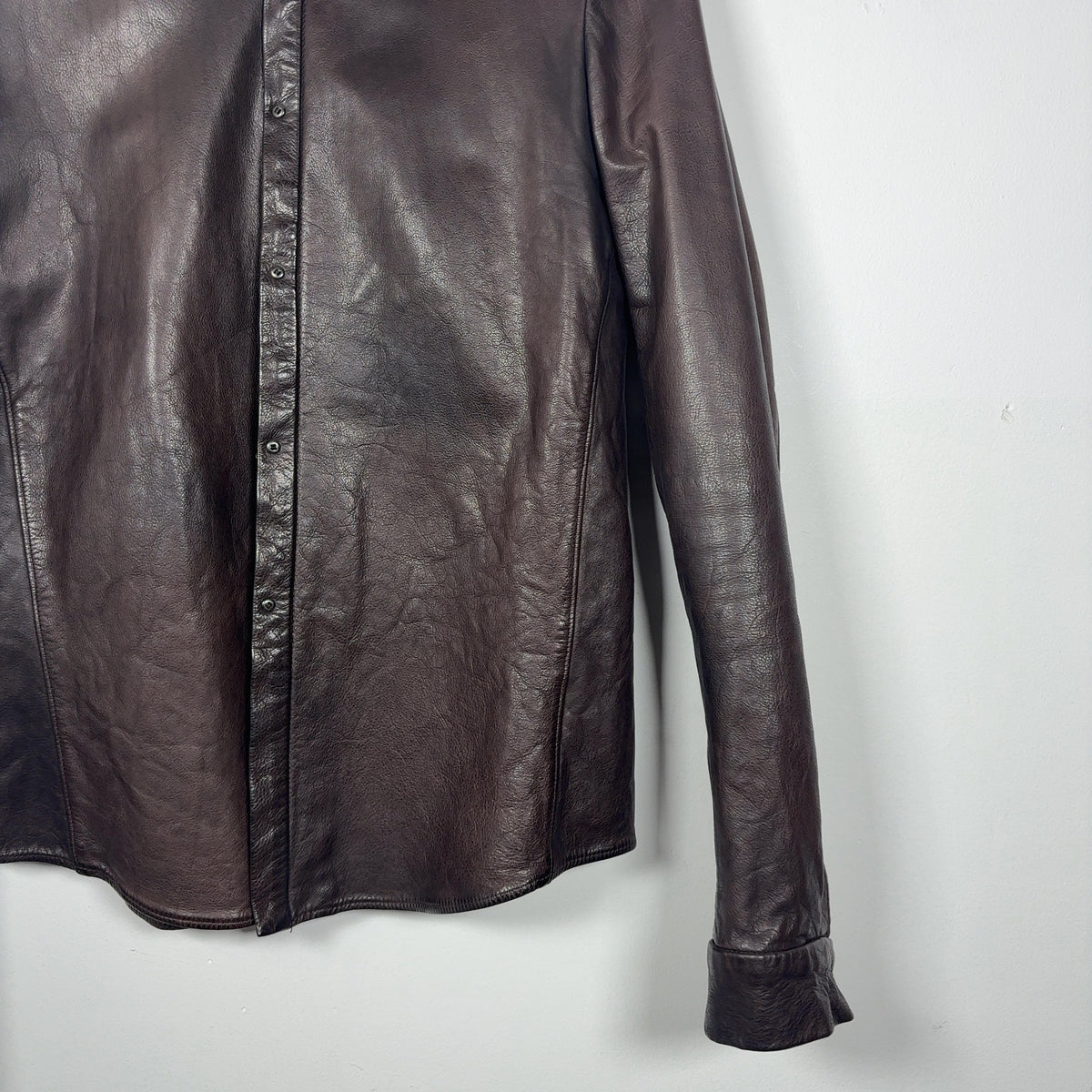 Carpe Diem Work Of 2003 Leather Shirt Leather Jacket