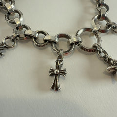 Chrome Hearts Multi Motif Charm Bracelet