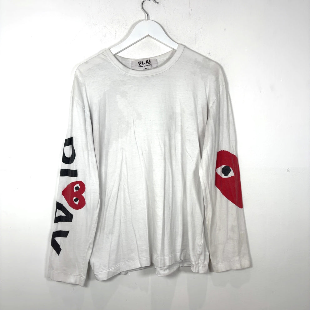 Comme Des Garcons Play Graphic Longsleeve