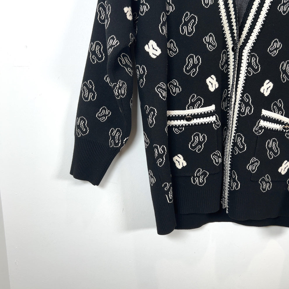 Sandro Jacquard Logo Sweater