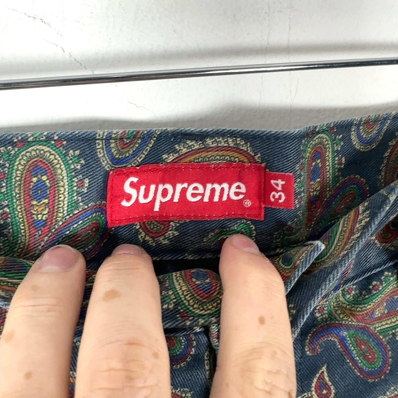 Supreme Paisley Print Pants