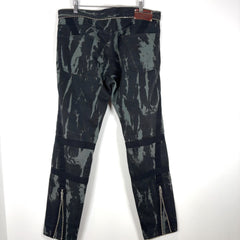 Dries Van Noten Tie Dye Bondage Jeans