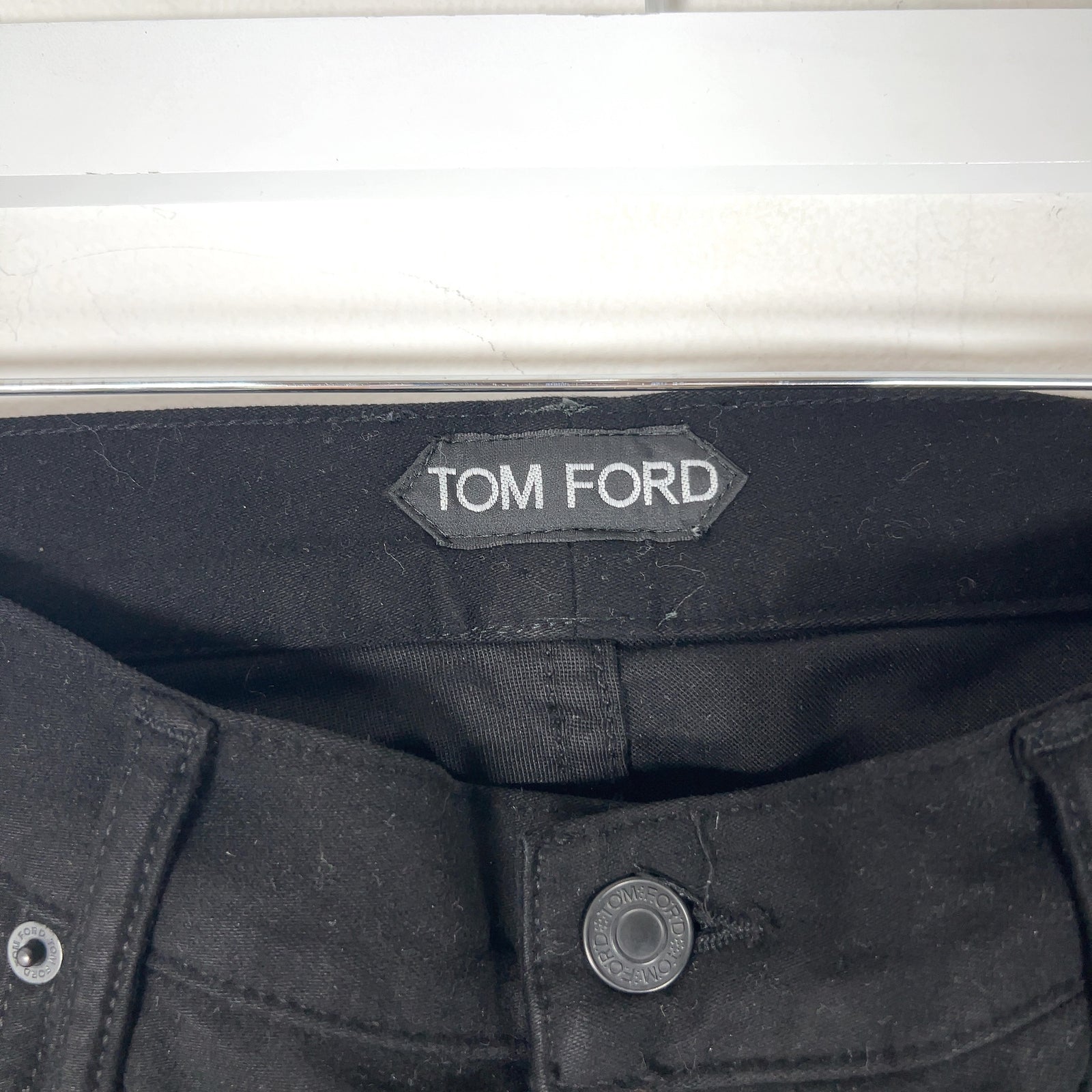 Tom Ford Black Cotton Pants