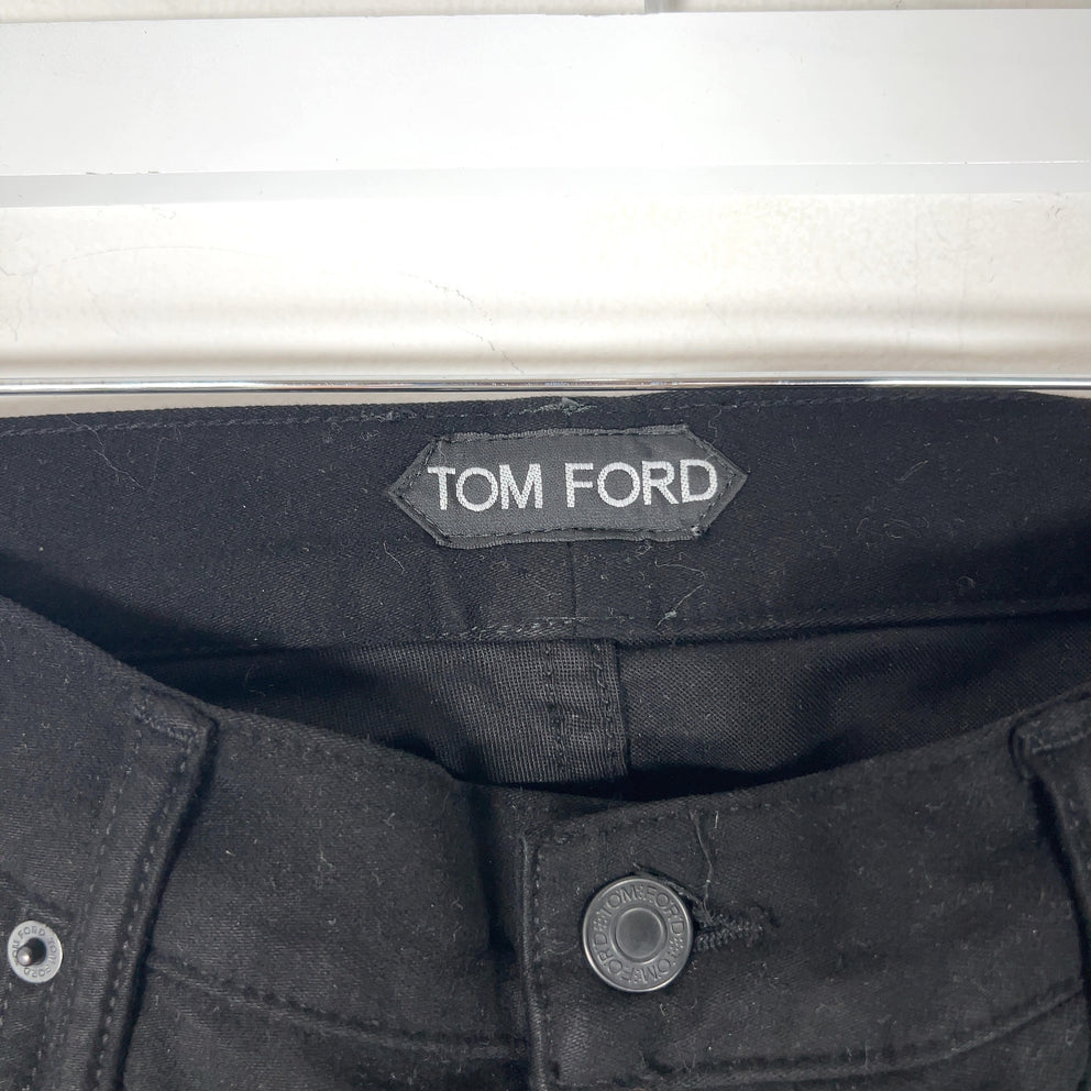 Tom Ford Black Cotton Pants
