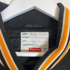 Supreme x Chito FW18 Bone Varsity Jacket