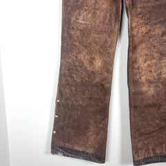 Acne Studios Trompe L'Oeil Cotton 'Chaps' Jeans
