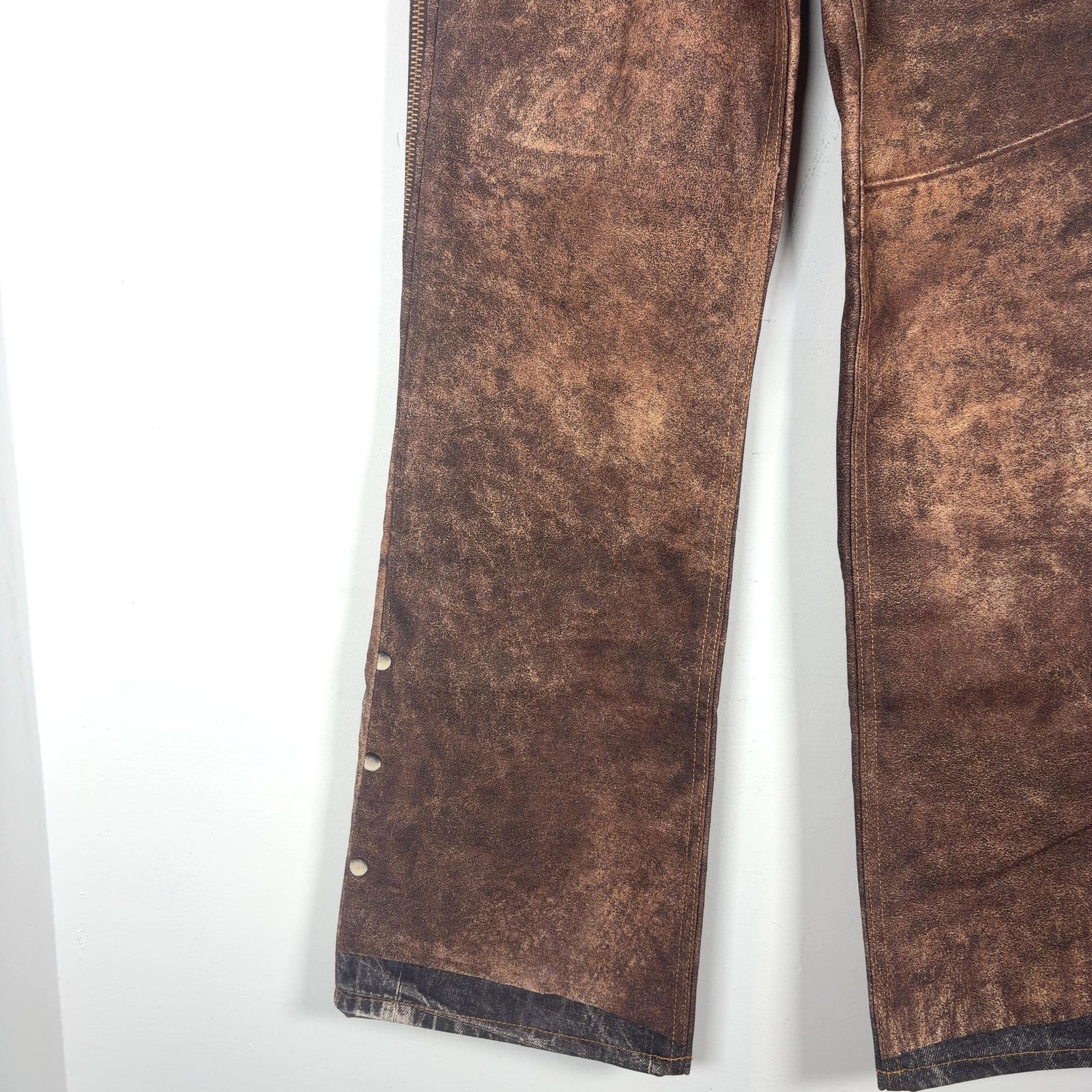 Acne Studios Trompe L'Oeil Cotton 'Chaps' Jeans