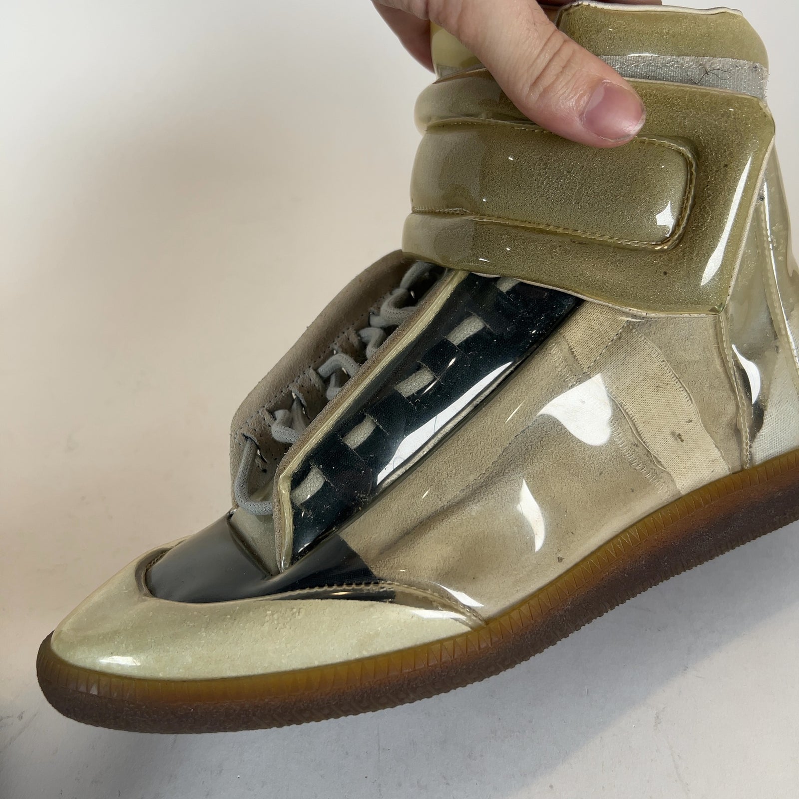 Maison Margiela Translucent PVC Future Hightop Sneakers