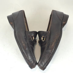 Gucci Vintage Leather Horsebit Loafer